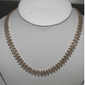 SN#002 LADIES STERLING SILVER FASHION NECKLACE 